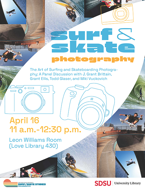 Surf and SKate Photography event flyer